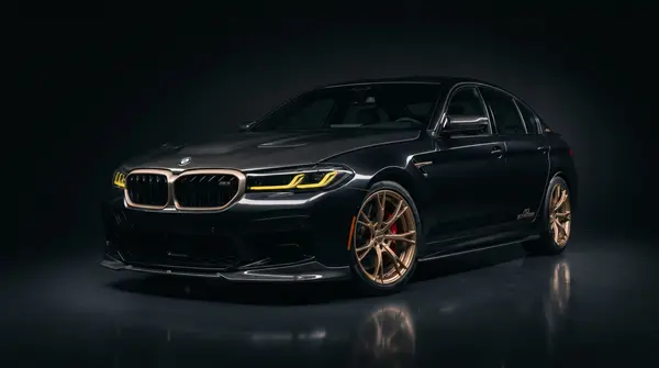 BMW M5 с обвесом AC Schnitzer ACS5 — передний бампер, пороги, диффузор