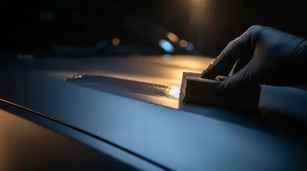 BMW M5 после полировки в 3 этапа и нанесения керамики — глубокий зеркальный блеск
